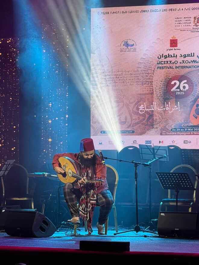 Joseph Tawadros performing at the Festival International du Oud de Tétouan, Morocco