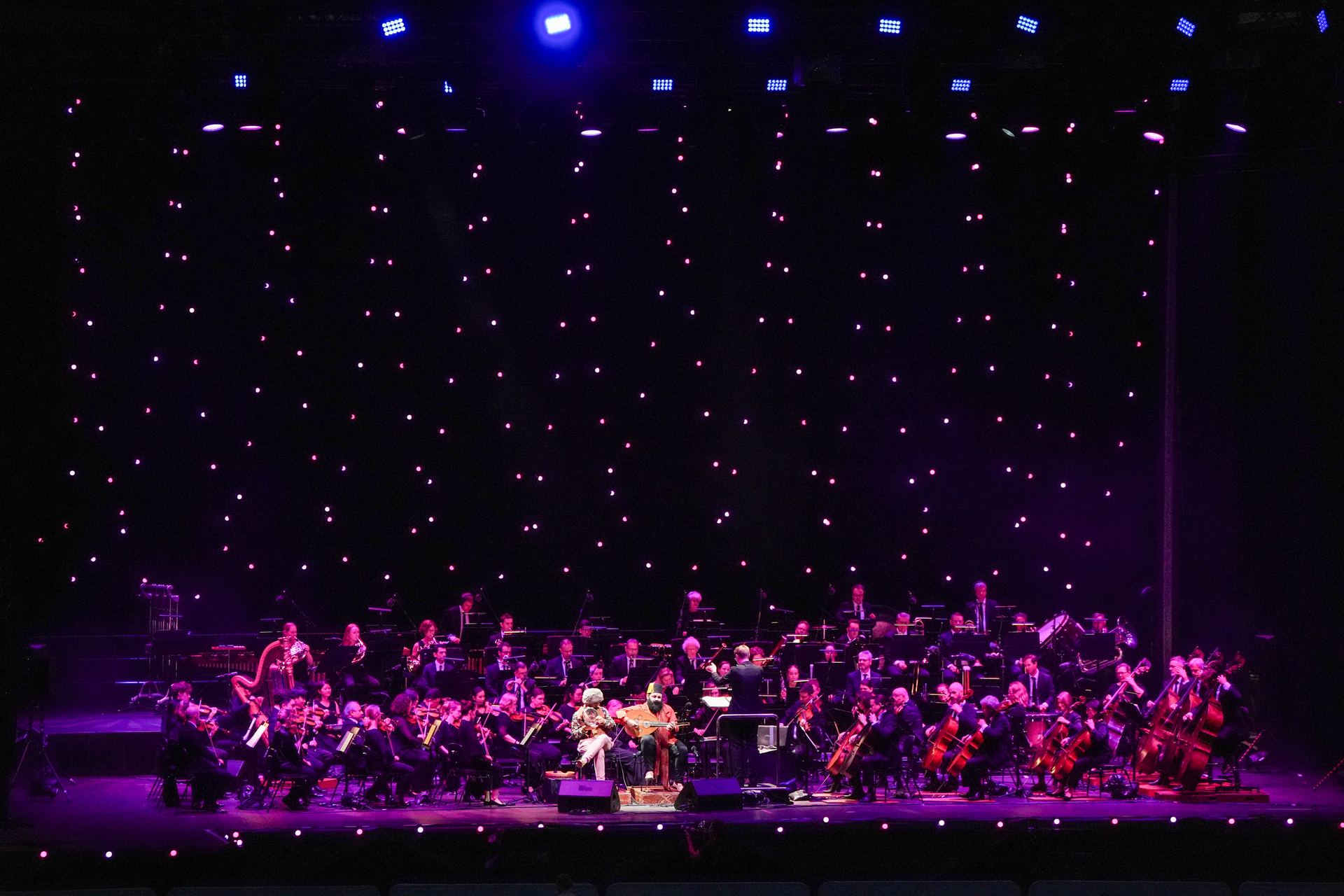 Joseph Tawadros performing at Symphony Under the Stars