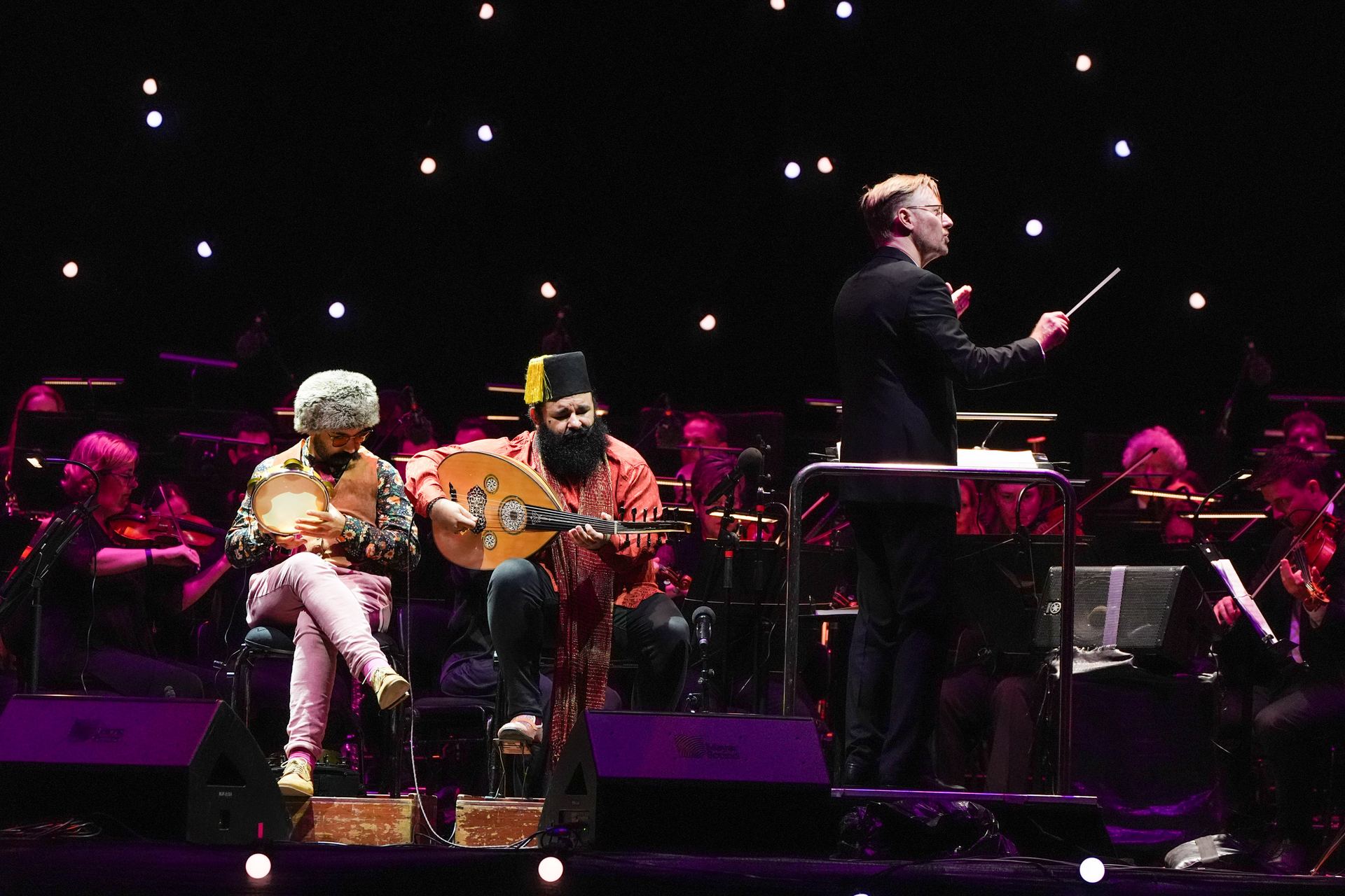 Joseph Tawadros performing at Symphony Under the Stars